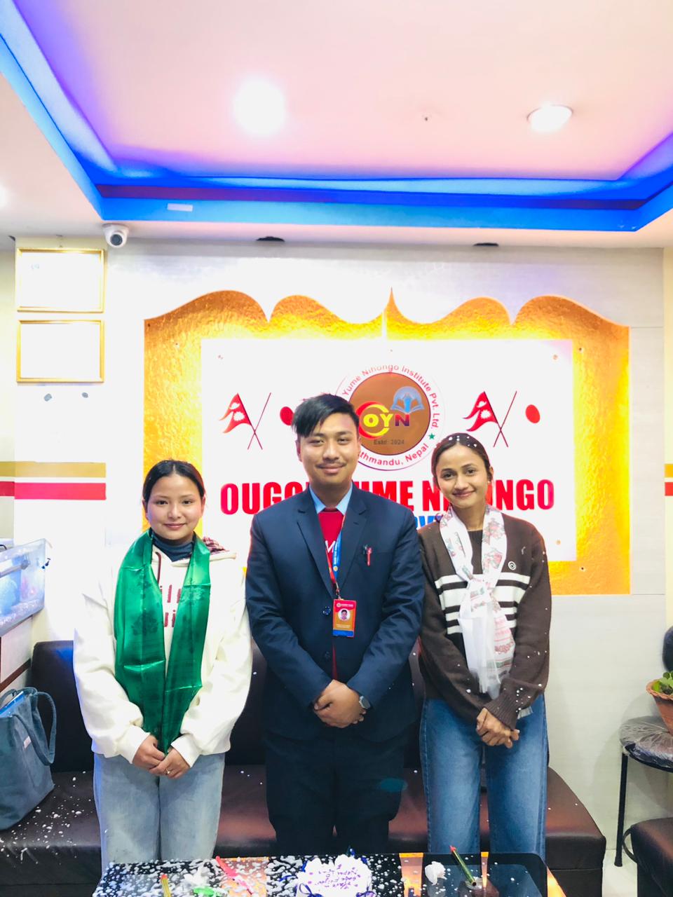 Student with passport